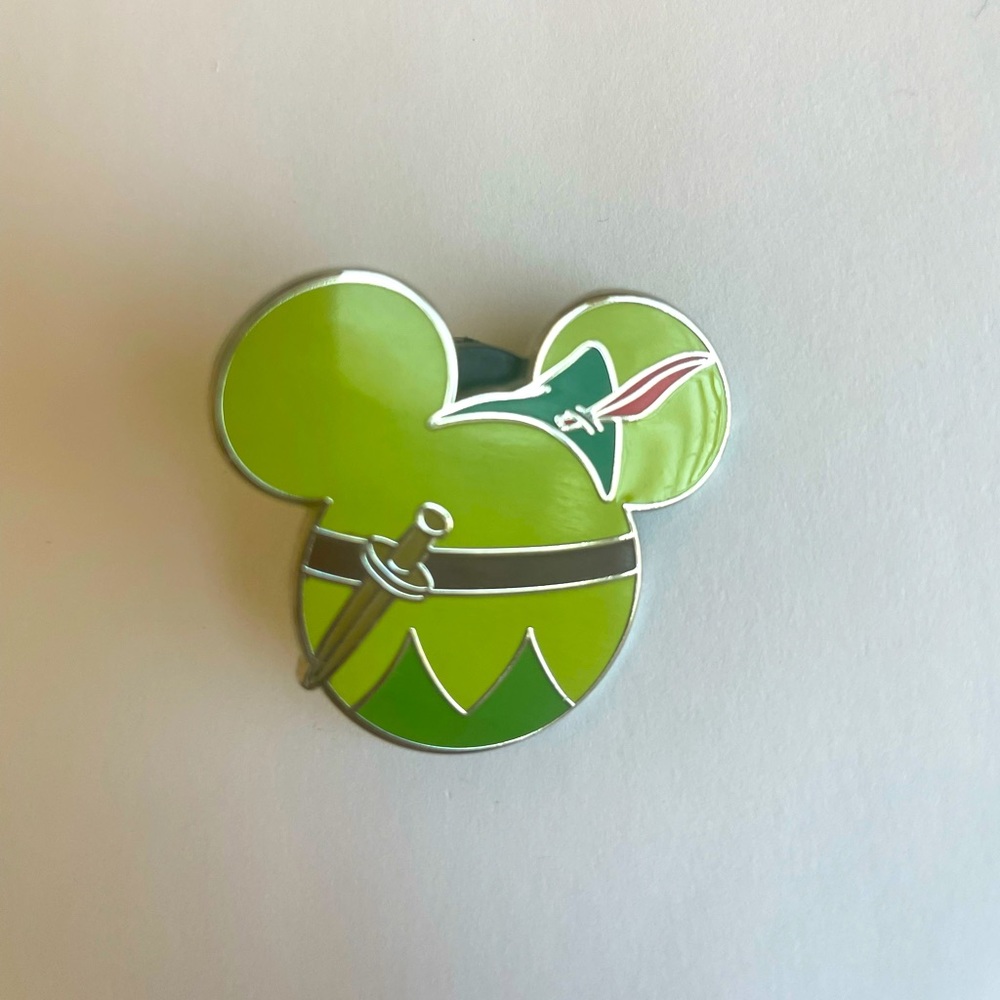 Peter Pan Mickey head pin